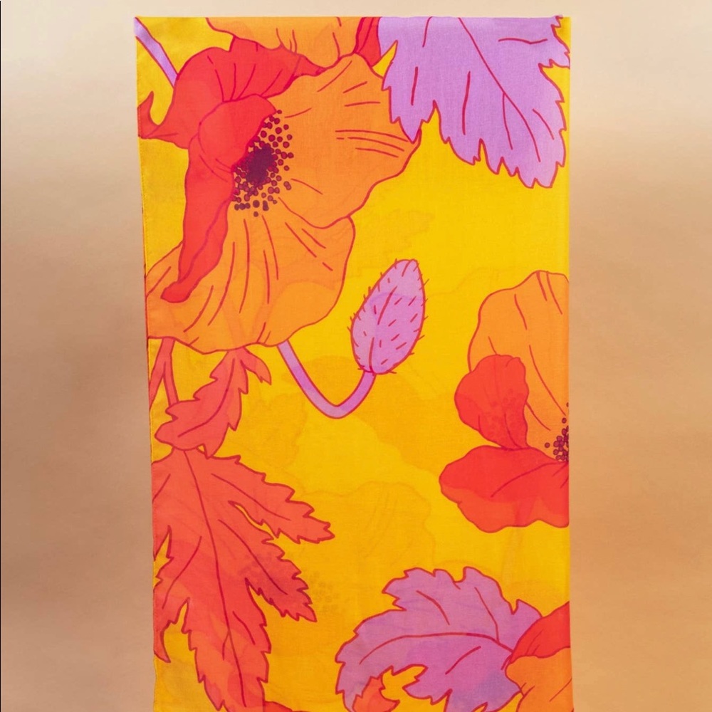 Powder Designs Bright Poppy Scarf